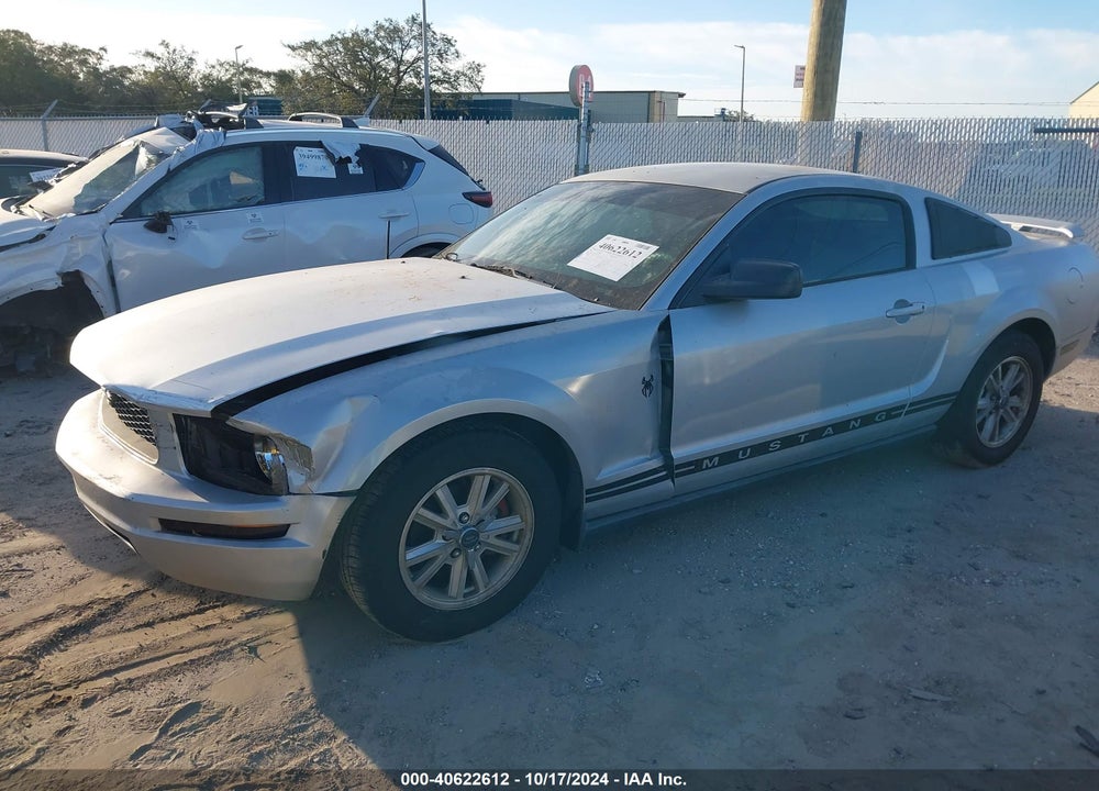 2006 FORD MUSTANG V6 VIN: 1ZVFT80N365110481
