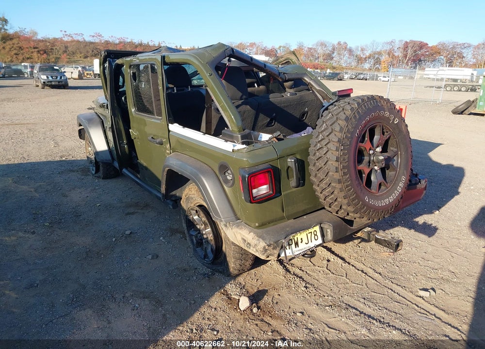 2021 JEEP WRANGLER UNLIMITED WILLYS 4X4 VIN: 1C4HJXDN0MW662145