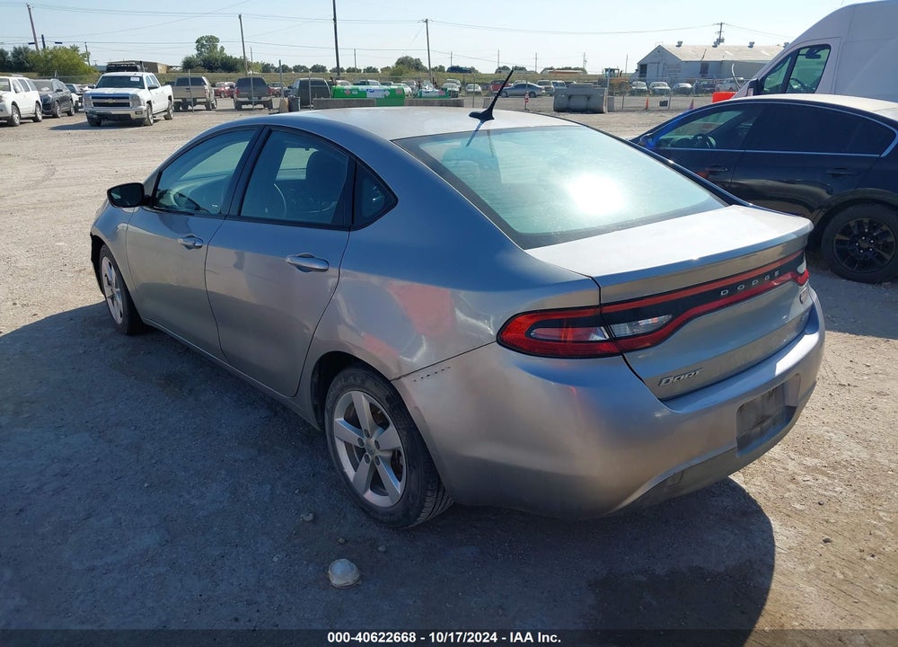 2015 DODGE DART SXT VIN: 1C3CDFBB7FD128230