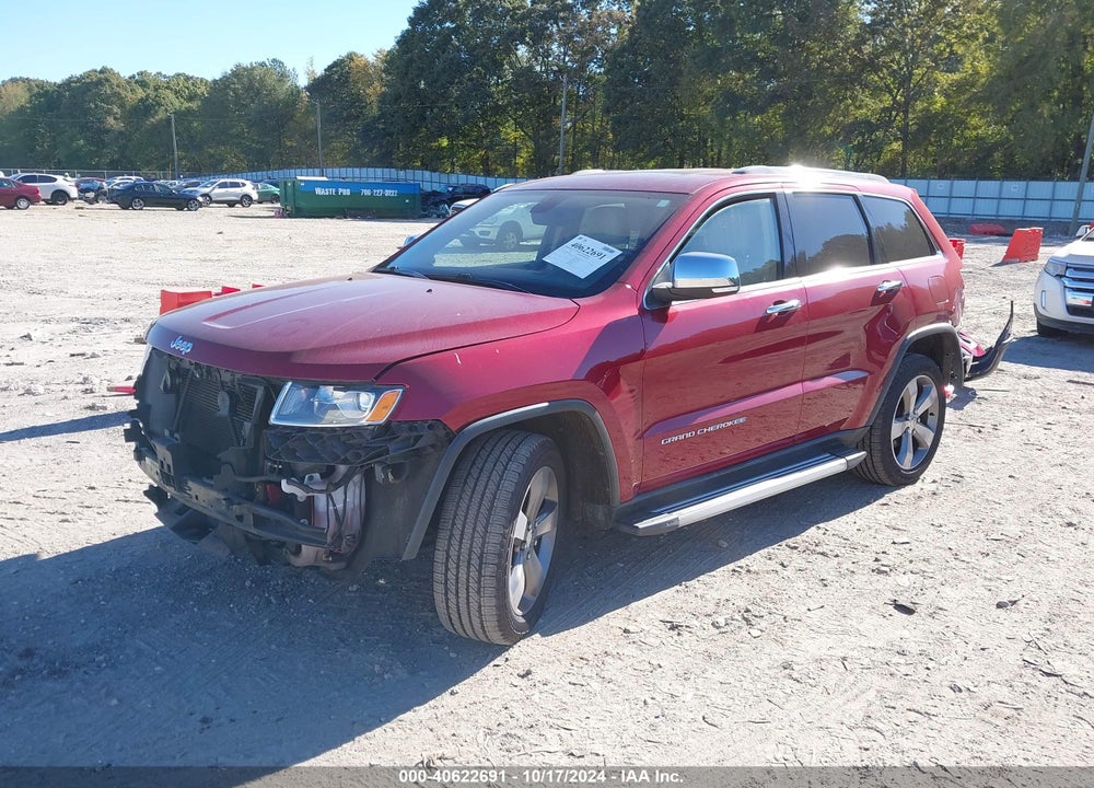 2014 JEEP GRAND CHEROKEE LIMITED VIN: 1C4RJFBG0EC119397