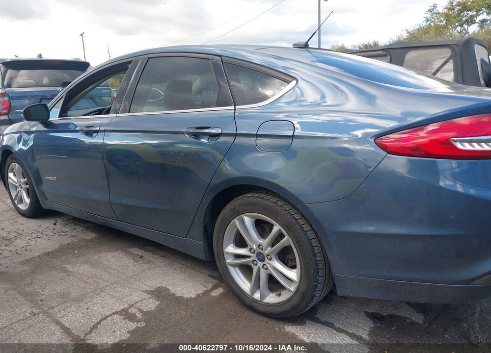 2018 FORD FUSION HYBRID SE VIN: 3FA6P0LU0JR221058