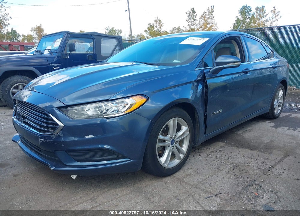 2018 FORD FUSION HYBRID SE VIN: 3FA6P0LU0JR221058