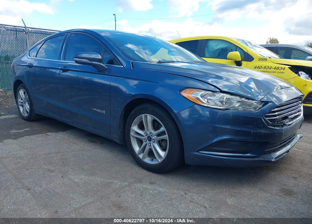 2018 FORD FUSION HYBRID SE VIN: 3FA6P0LU0JR221058