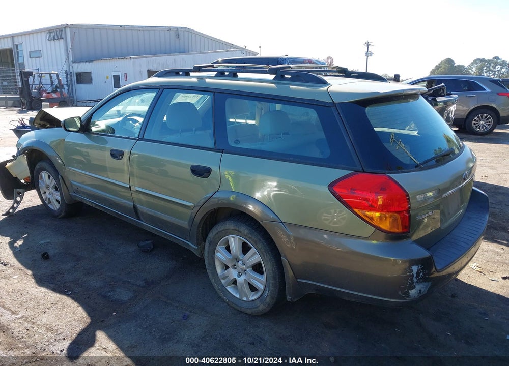 2005 SUBARU OUTBACK 2.5I VIN: 4S4BP61C757378584