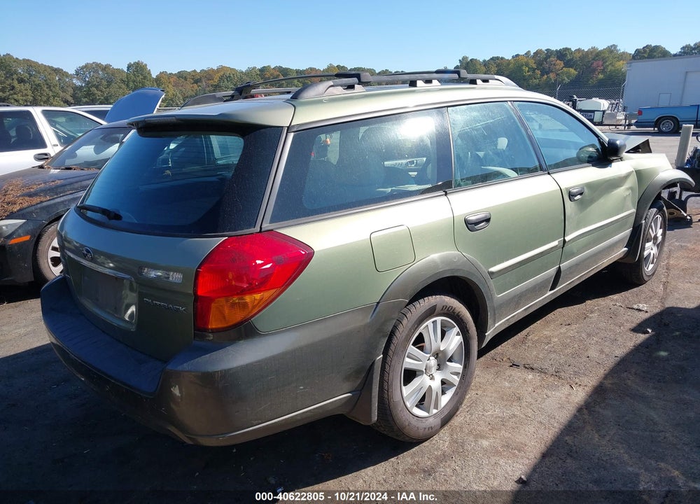 2005 SUBARU OUTBACK 2.5I VIN: 4S4BP61C757378584