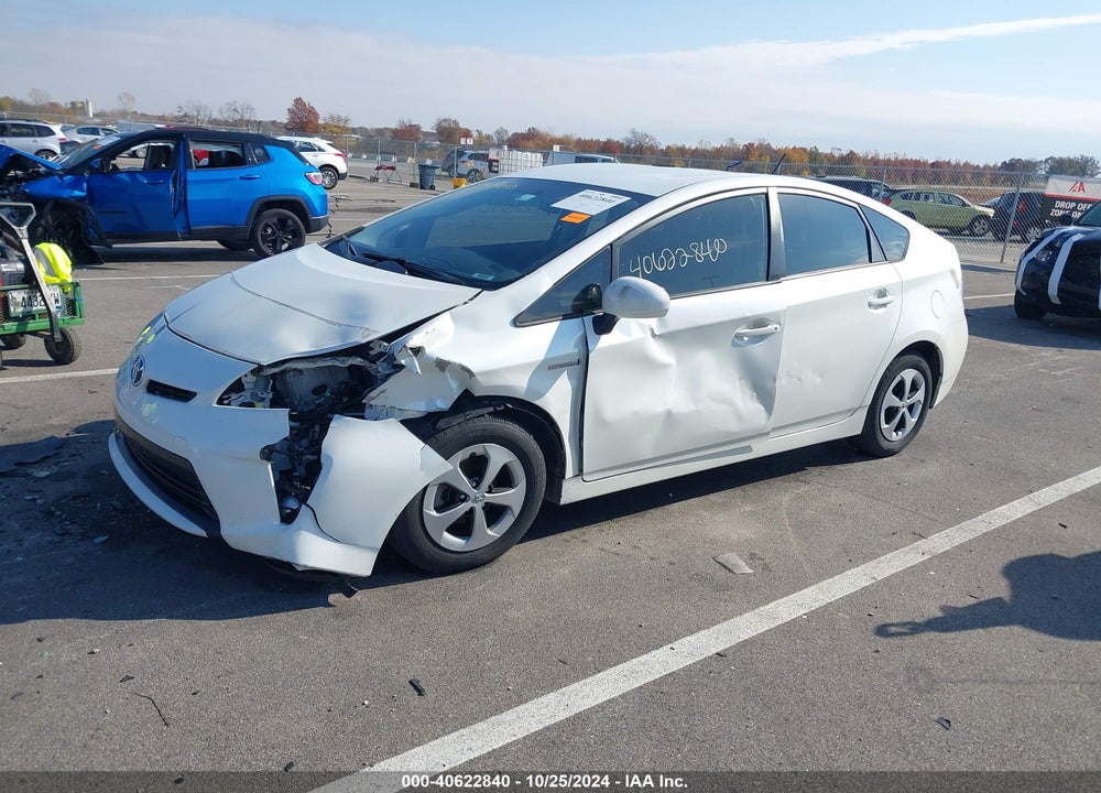 2012 TOYOTA PRIUS TWO VIN: JTDKN3DU7C1522129