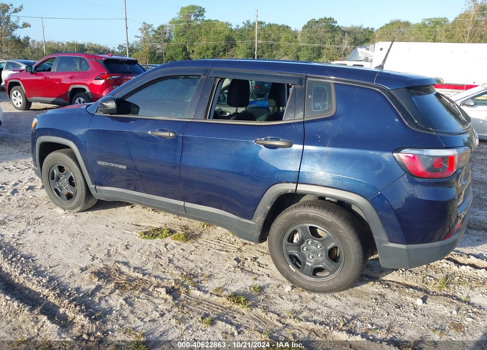 2018 JEEP COMPASS SPORT FWD VIN: 3C4NJCAB1JT411688