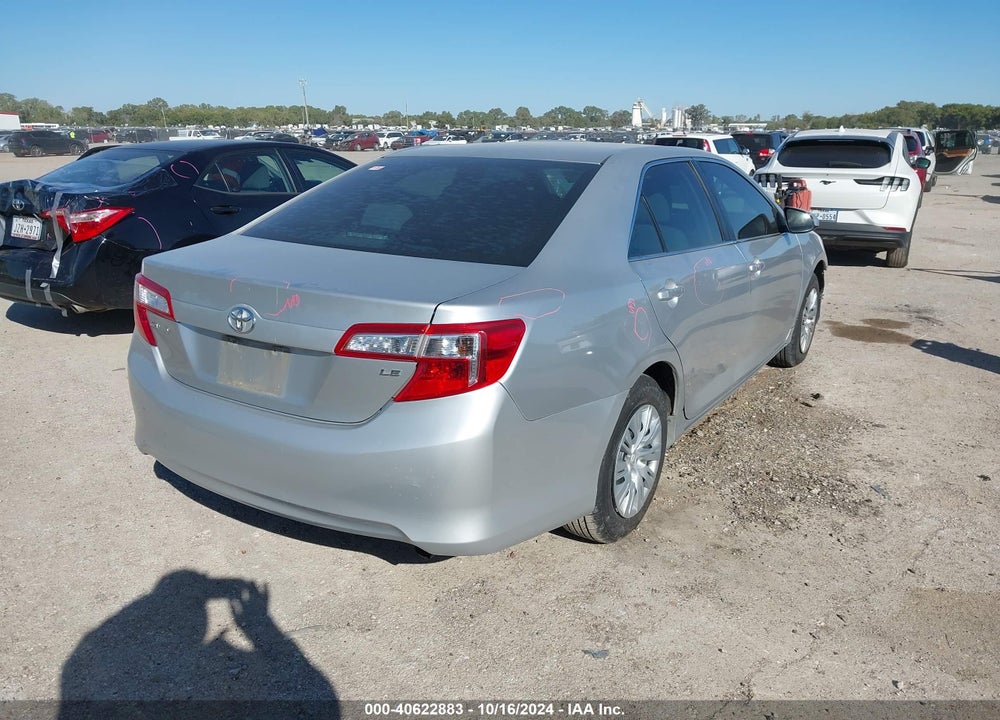 2012 TOYOTA CAMRY LE VIN: 4T1BF1FK8CU026294