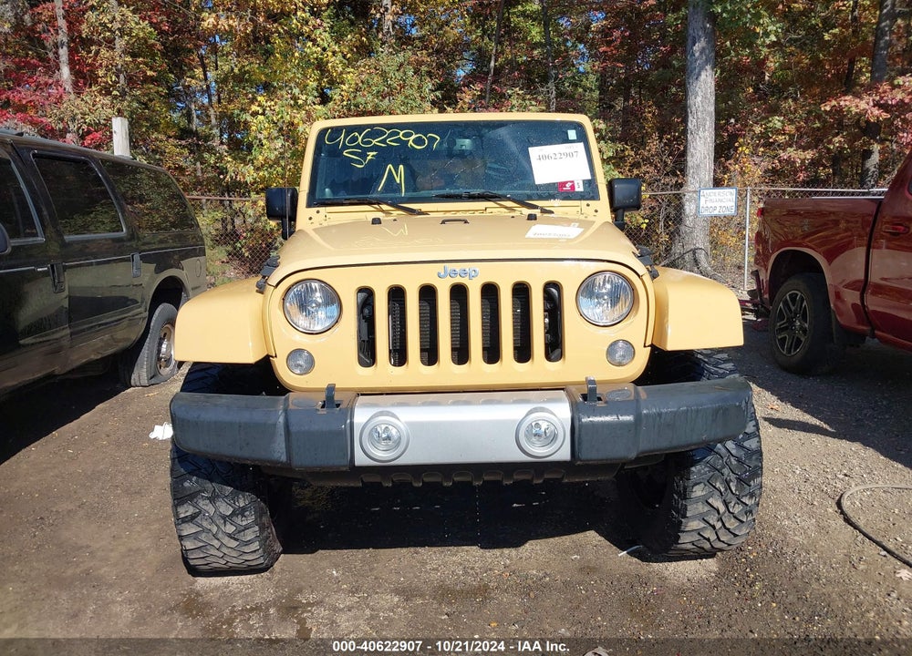 2014 JEEP WRANGLER UNLIMITED SAHARA VIN: 1C4BJWEGXEL149035