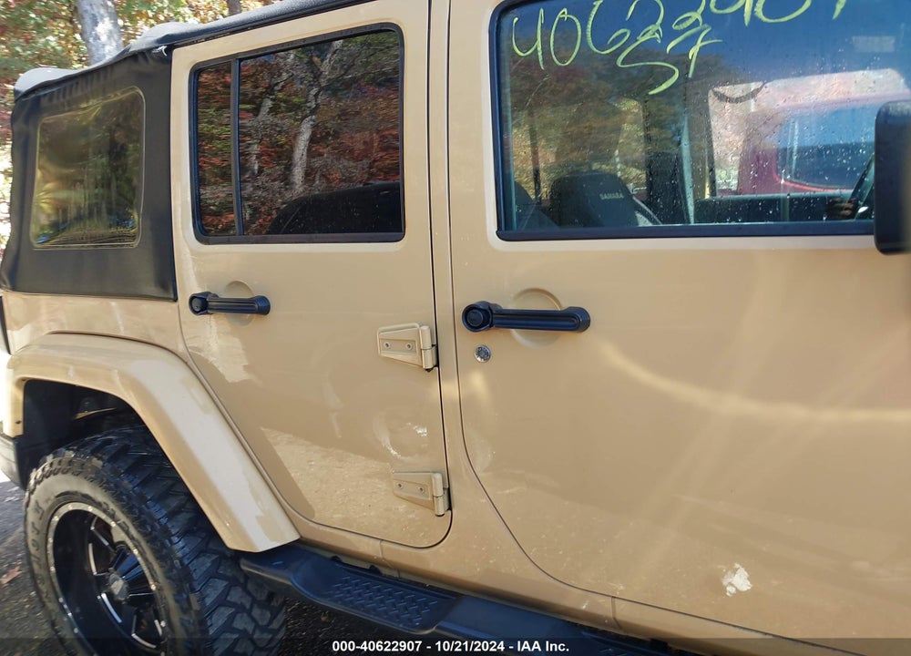2014 JEEP WRANGLER UNLIMITED SAHARA VIN: 1C4BJWEGXEL149035