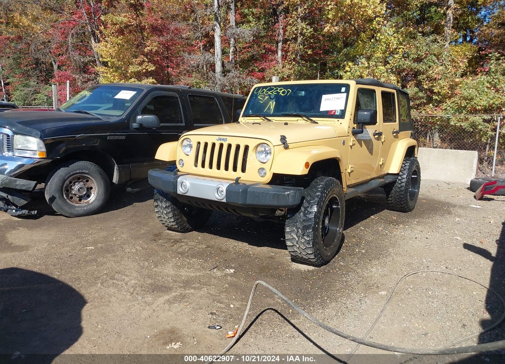 2014 JEEP WRANGLER UNLIMITED SAHARA VIN: 1C4BJWEGXEL149035
