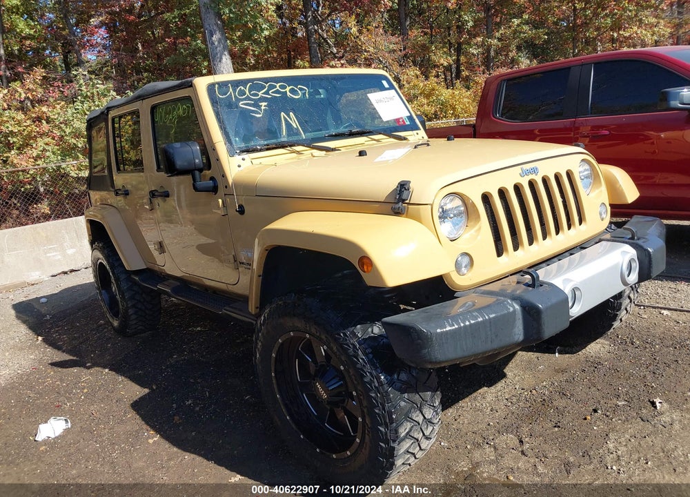 2014 JEEP WRANGLER UNLIMITED SAHARA VIN: 1C4BJWEGXEL149035