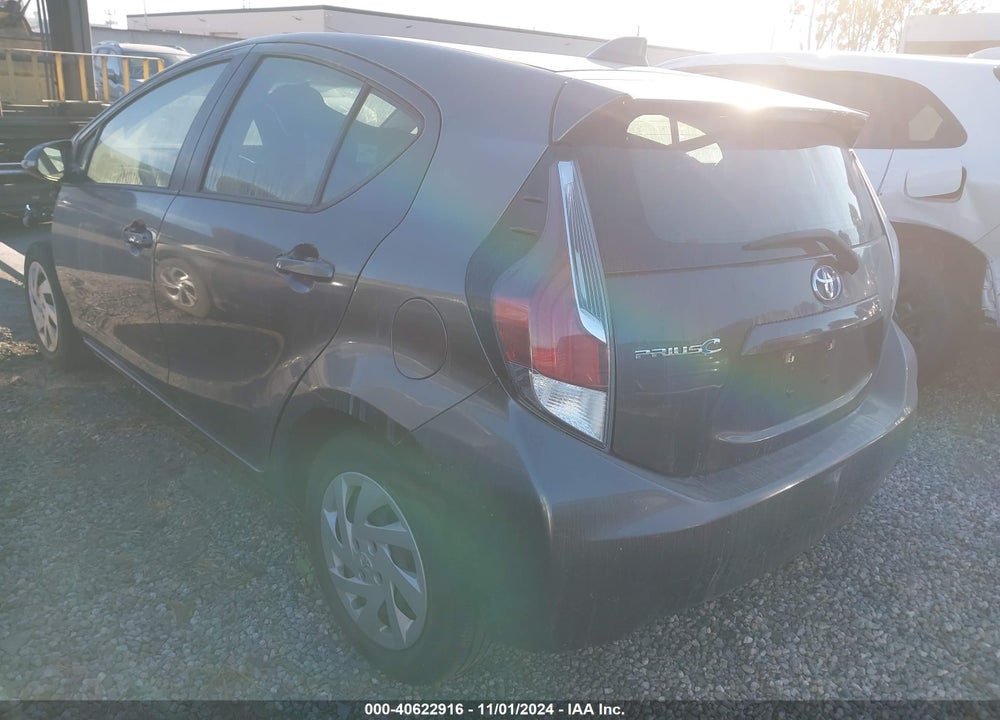 2015 TOYOTA PRIUS C ONE VIN: JTDKDTB37F1091602