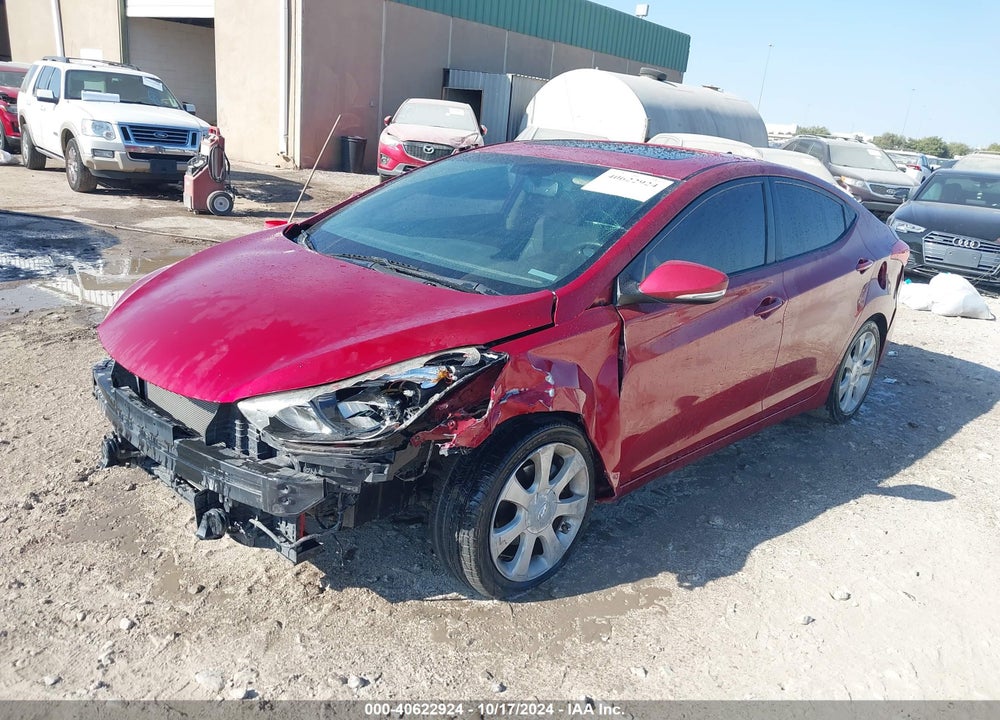 2012 HYUNDAI ELANTRA LIMITED (ULSAN PLANT) VIN: KMHDH4AE7CU453505
