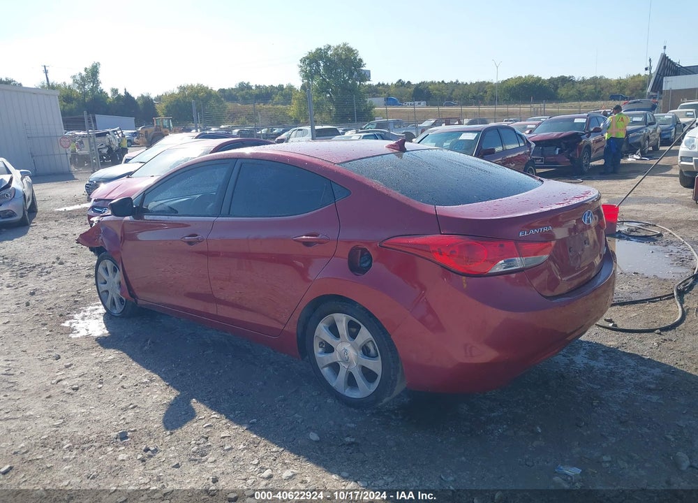 2012 HYUNDAI ELANTRA LIMITED (ULSAN PLANT) VIN: KMHDH4AE7CU453505