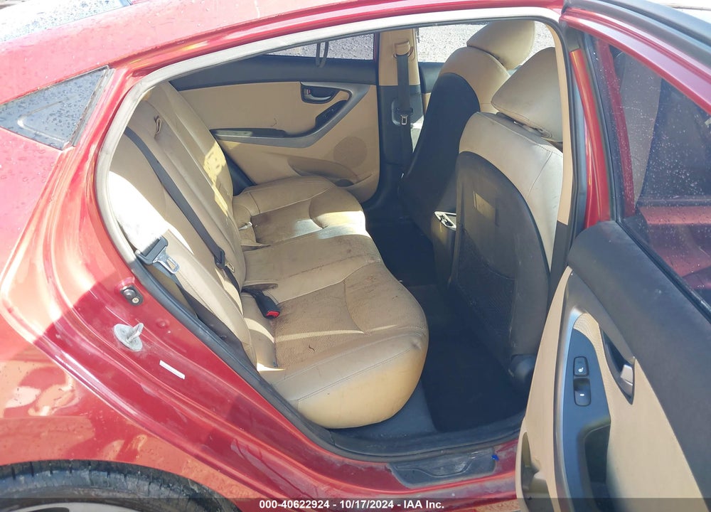 2012 HYUNDAI ELANTRA LIMITED (ULSAN PLANT) VIN: KMHDH4AE7CU453505