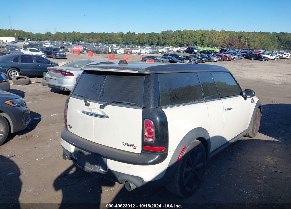 2012 MINI COOPER S CLUBMAN VIN: WMWZG3C5XCTY38855