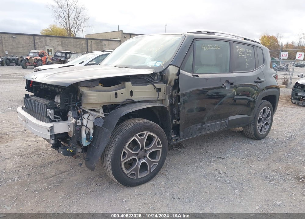 2015 JEEP RENEGADE LIMITED VIN: ZACCJBDT1FPB25280