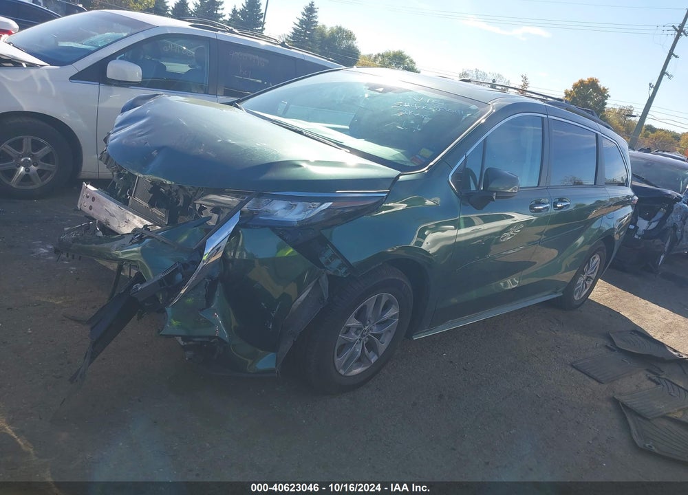 2022 TOYOTA SIENNA XLE VIN: 5TDYSKFC6NS062002