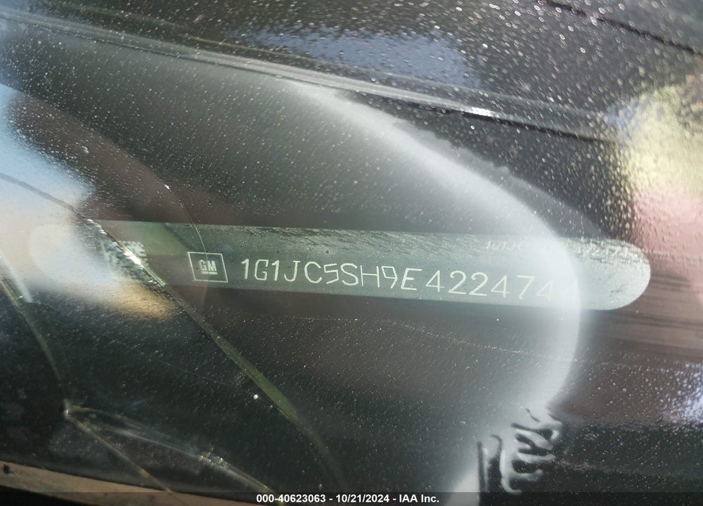 2014 CHEVROLET SONIC LT AUTO VIN: 1G1JC5SH9E4224744
