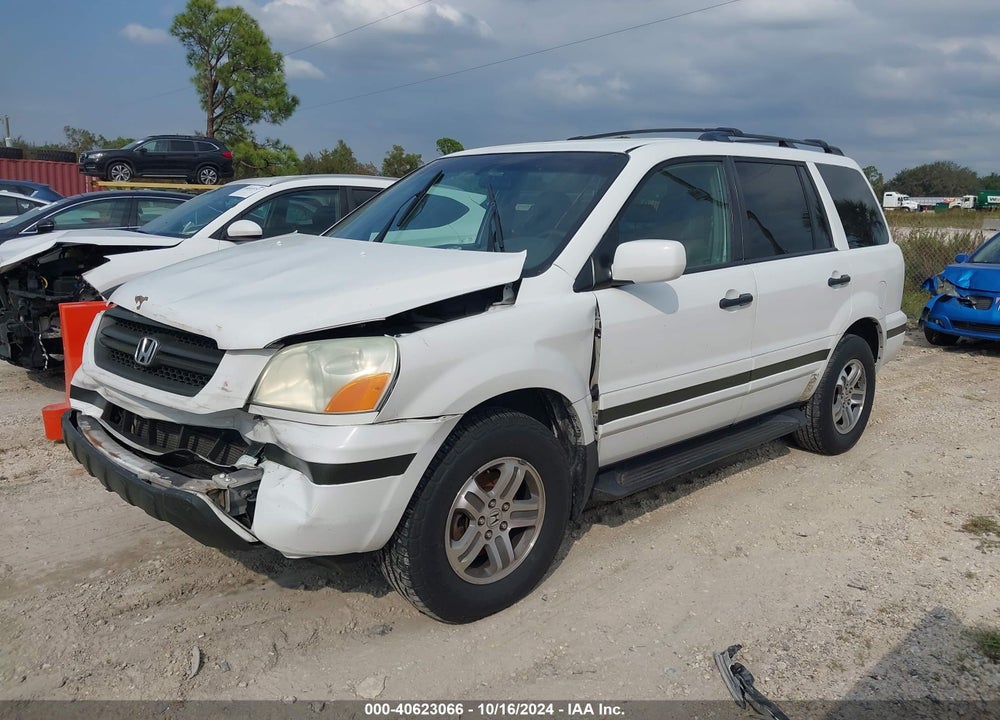2004 HONDA PILOT EX-L VIN: 2HKYF18764H552250