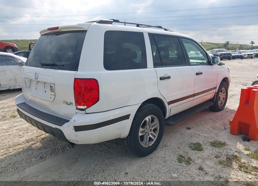 2004 HONDA PILOT EX-L VIN: 2HKYF18764H552250