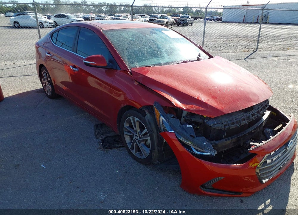 2017 HYUNDAI ELANTRA LIMITED VIN: 5NPD84LF0HH073773