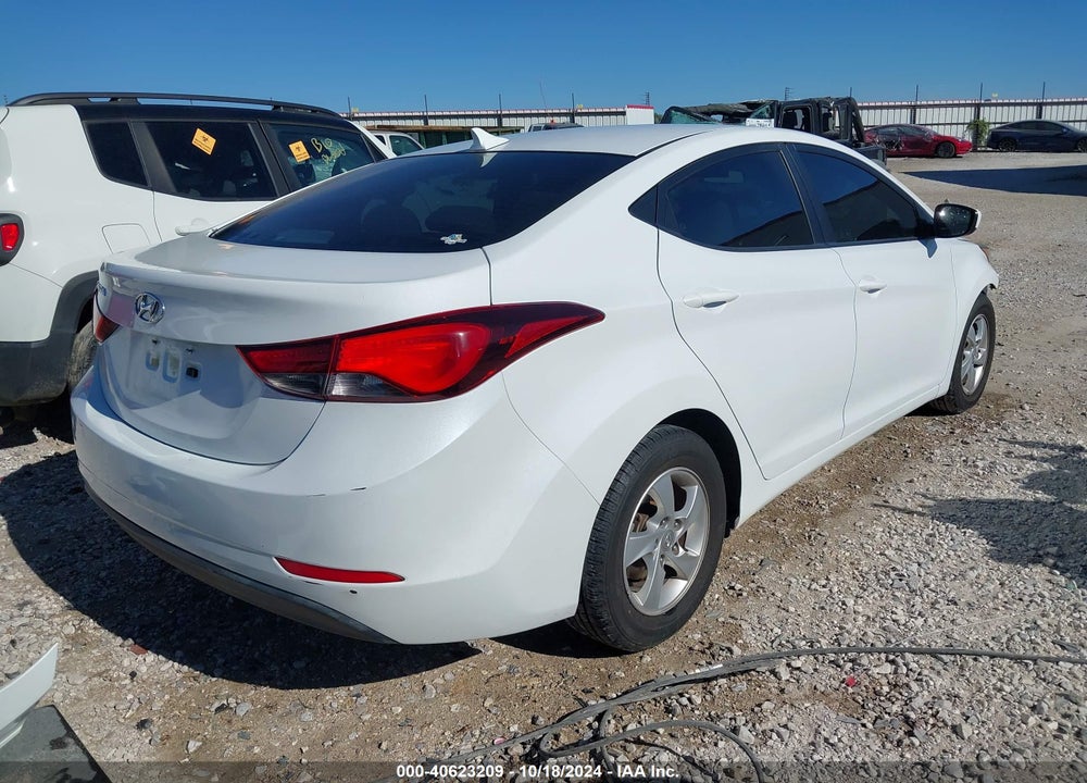 2015 HYUNDAI ELANTRA SE VIN: 5NPDH4AE6FH562217