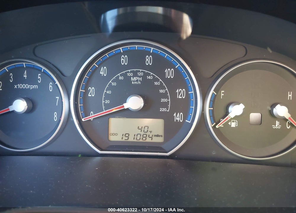 2009 HYUNDAI SANTA FE GLS VIN: 5NMSG73D39H254181