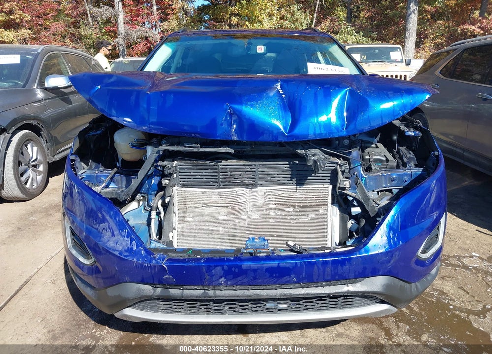 2015 FORD EDGE SEL VIN: 2FMTK4J84FBB33883