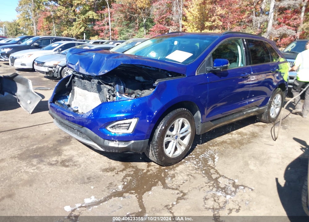2015 FORD EDGE SEL VIN: 2FMTK4J84FBB33883