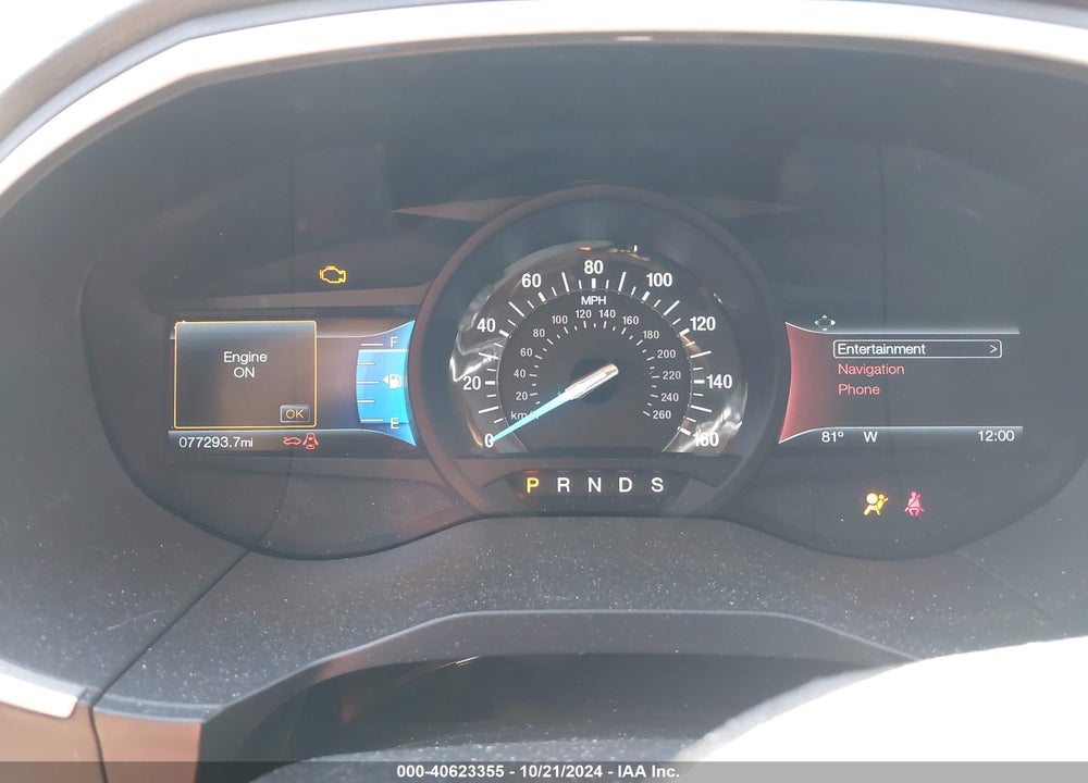 2015 FORD EDGE SEL VIN: 2FMTK4J84FBB33883