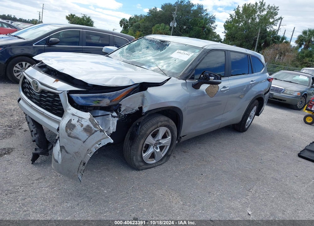 2023 TOYOTA HIGHLANDER LE VIN: 5TDKDRAH3PS034110
