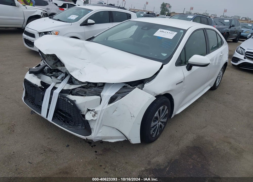 2021 TOYOTA COROLLA HYBRID LE VIN: JTDEAMDE5MJ020633