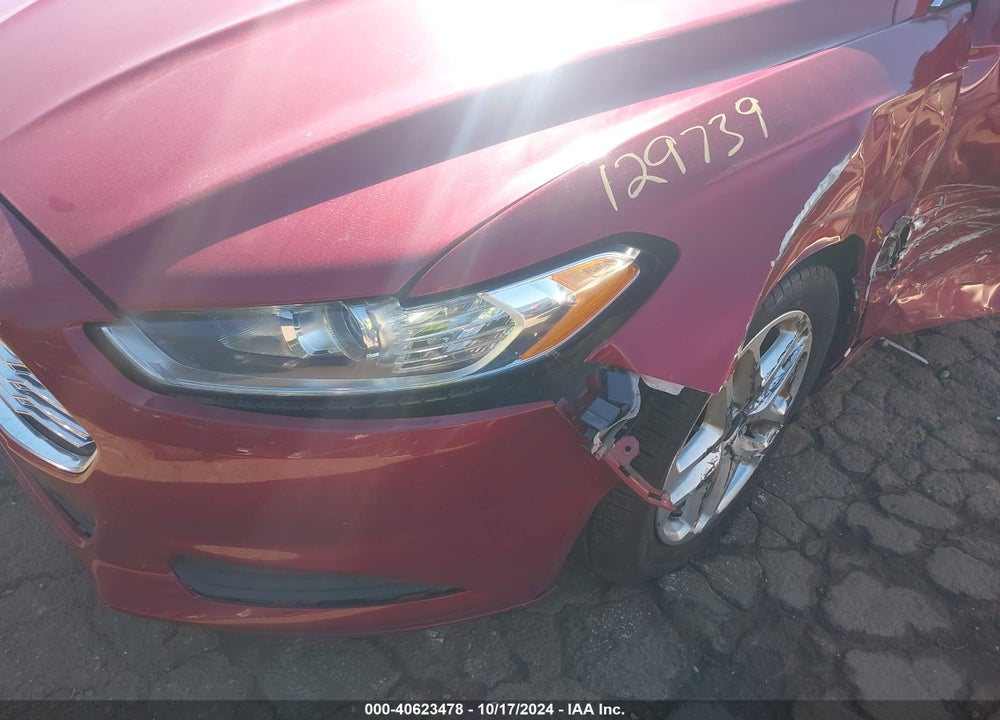 2015 FORD FUSION SE VIN: 1FA6P0H76F5129739