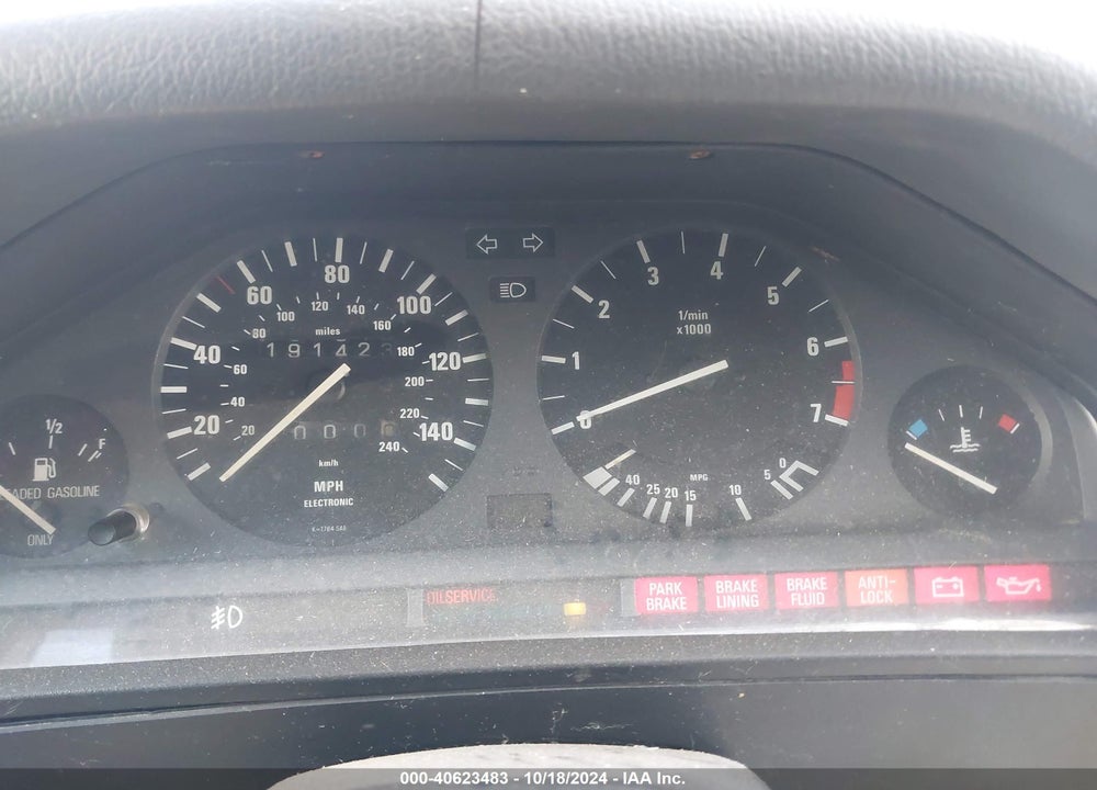 1988 BMW 325 I VIN: WBABB1306J8273335