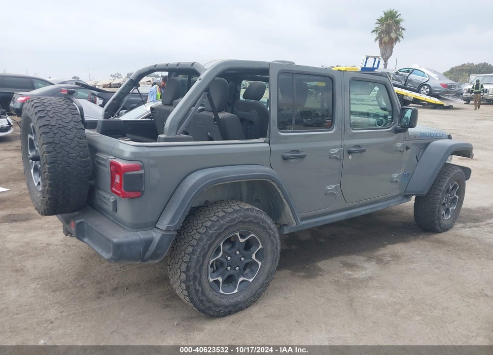 2021 JEEP WRANGLER 4XE UNLIMITED RUBICON 4X4 VIN: 1C4JJXR69MW684812