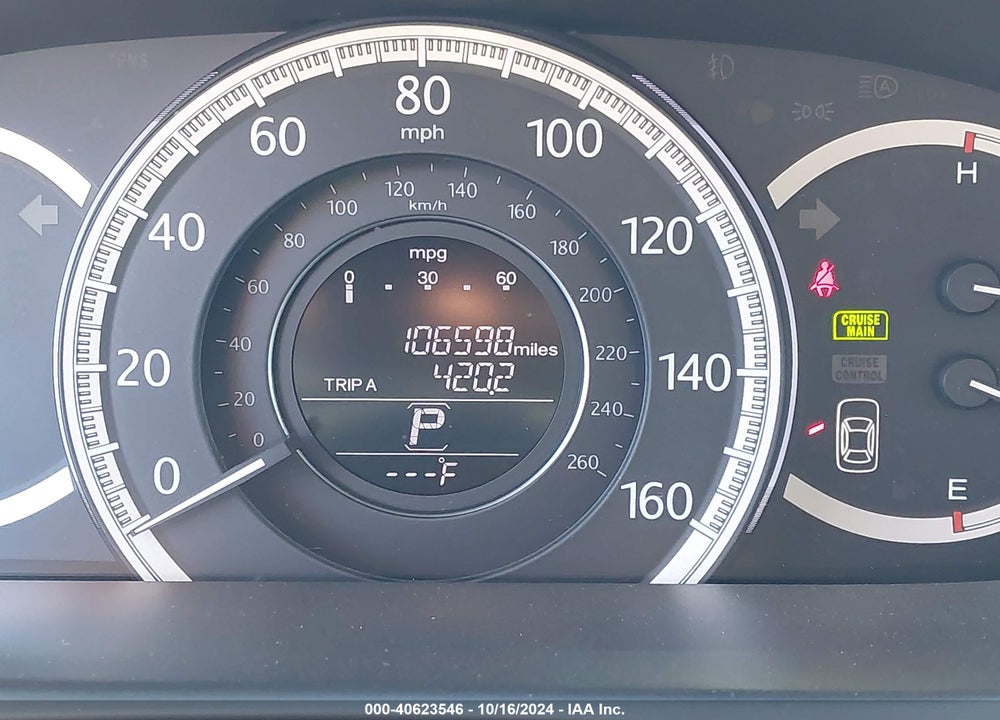 2013 HONDA ACCORD EX-L VIN: 1HGCR2F88DA006626