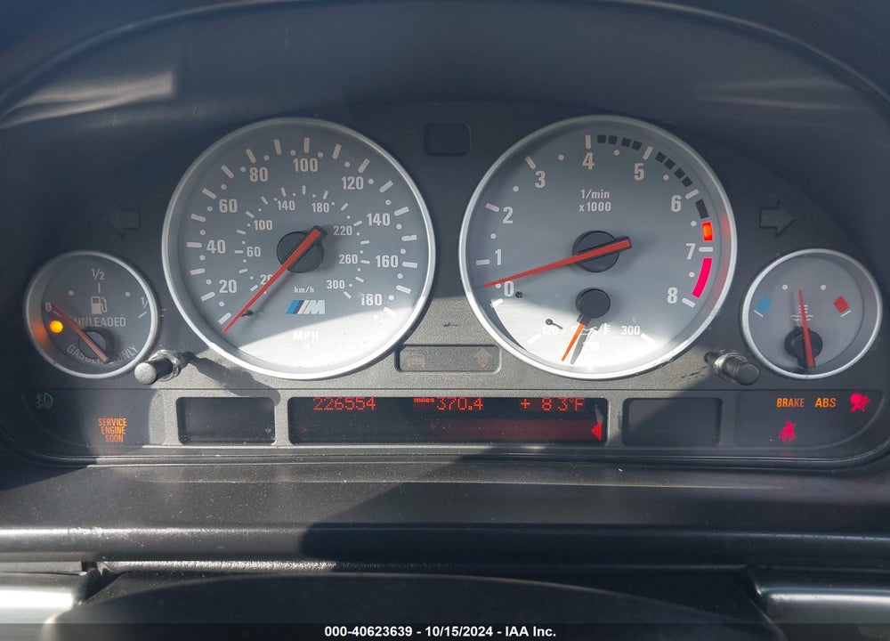 2003 BMW M5 VIN: WBSDE93433CF93440