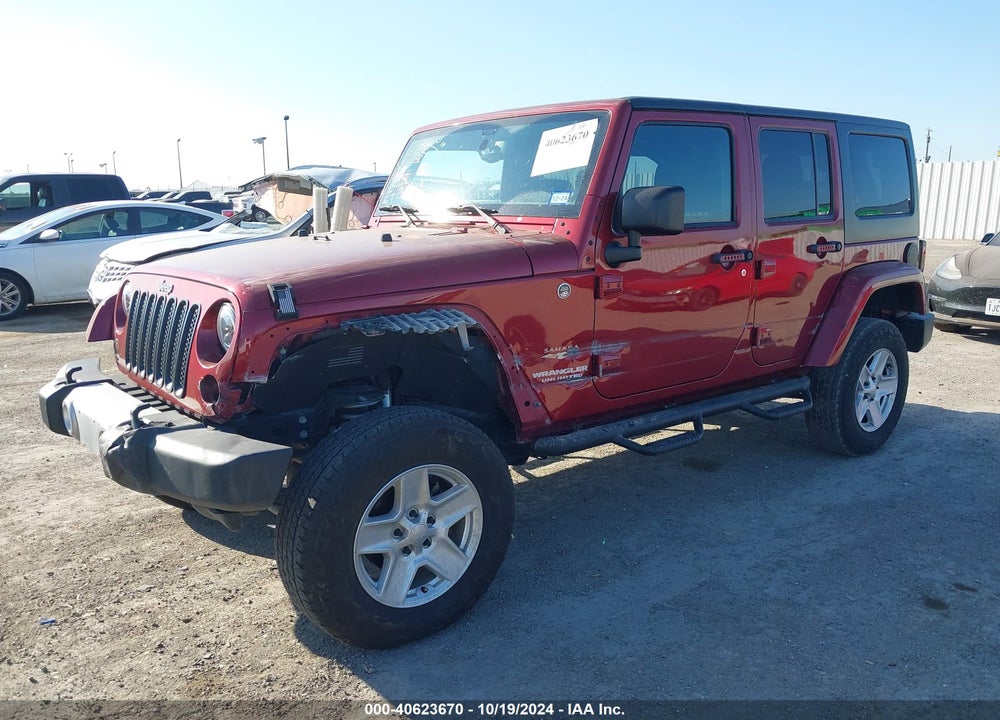 2013 JEEP WRANGLER UNLIMITED SAHARA VIN: 1C4BJWEG3DL590715