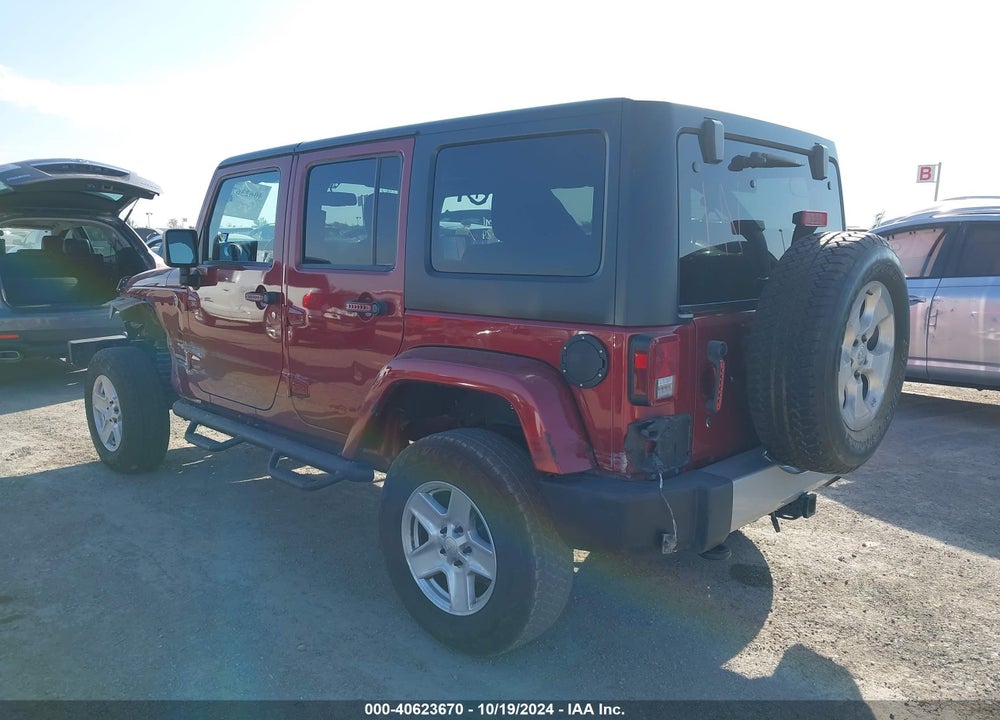 2013 JEEP WRANGLER UNLIMITED SAHARA VIN: 1C4BJWEG3DL590715