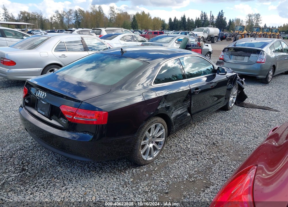 2012 AUDI A5 2.0T PREMIUM VIN: WAULFAFR7CA034827