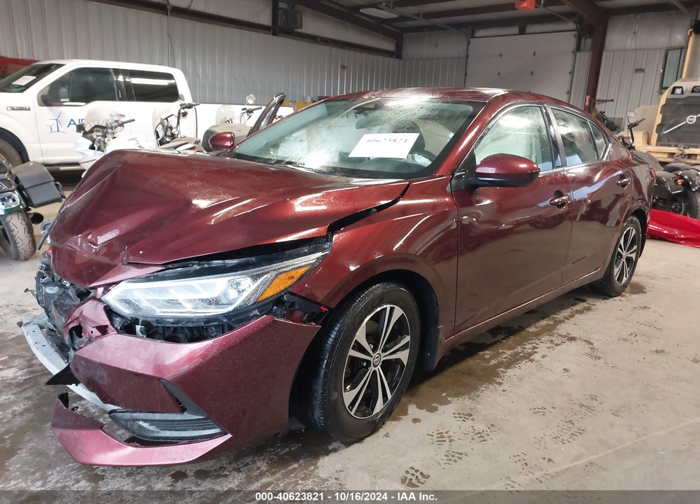 2022 NISSAN SENTRA SV XTRONIC CVT VIN: 3N1AB8CV2NY287958