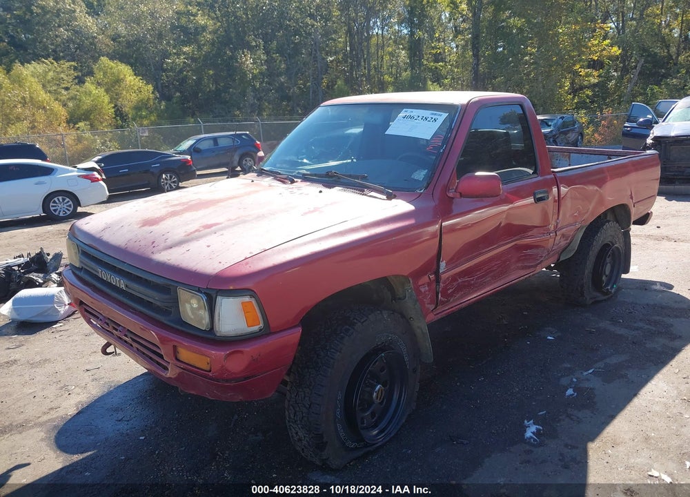1990 TOYOTA PICKUP 1/2 TON SHT WHEELBASE DLX VIN: JT4RN01P8L7018343