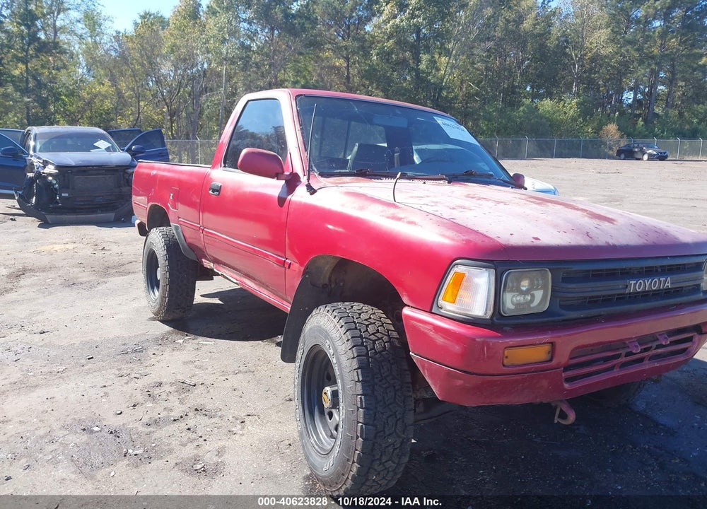 1990 TOYOTA PICKUP 1/2 TON SHT WHEELBASE DLX VIN: JT4RN01P8L7018343
