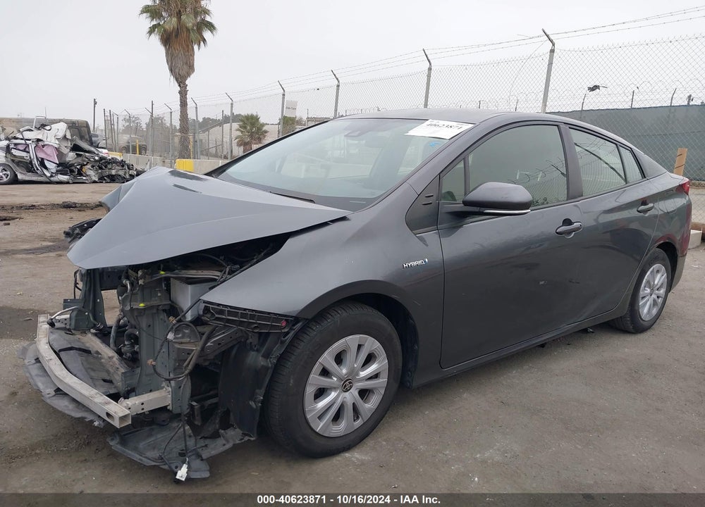 2021 TOYOTA PRIUS LE VIN: JTDKAMFU7M3152577