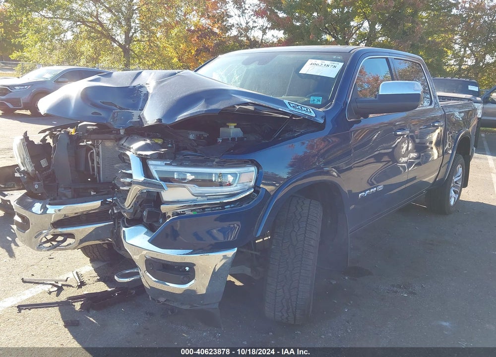 2021 RAM 1500 LIMITED LONGHORN 4X4 5'7 BOX VIN: 1C6SRFKT3MN607809