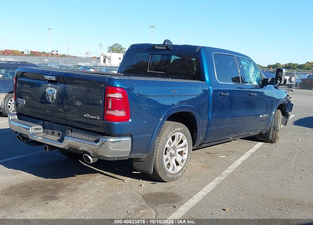 2021 RAM 1500 LIMITED LONGHORN 4X4 5'7 BOX VIN: 1C6SRFKT3MN607809