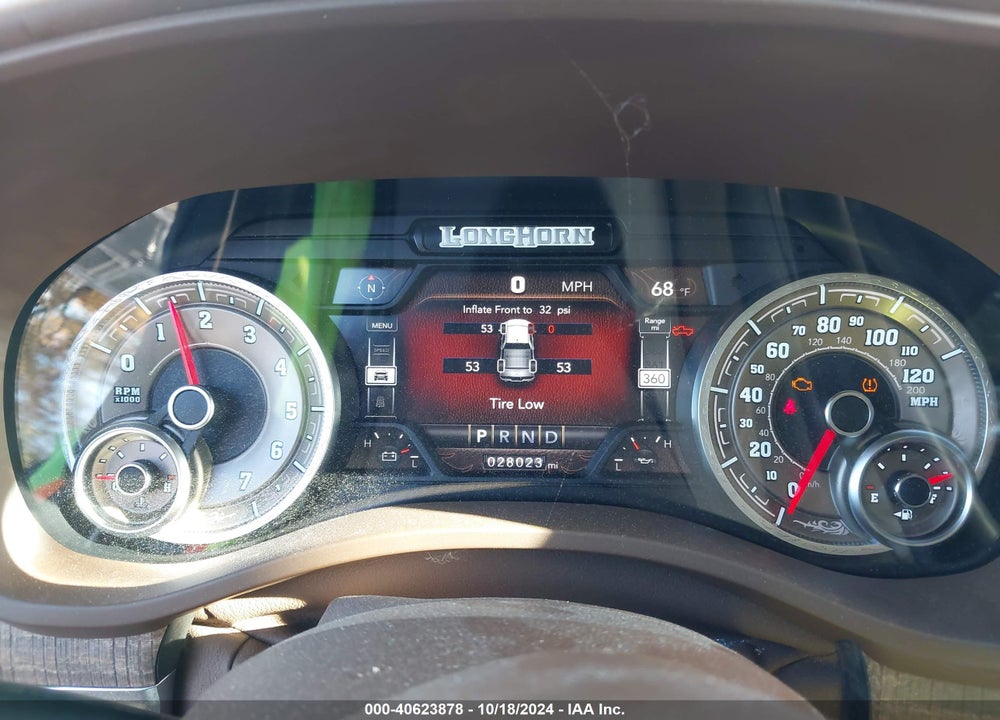 2021 RAM 1500 LIMITED LONGHORN 4X4 5'7 BOX VIN: 1C6SRFKT3MN607809