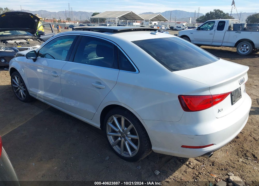 2015 AUDI A3 2.0T PREMIUM VIN: WAUEFGFF9F1035922